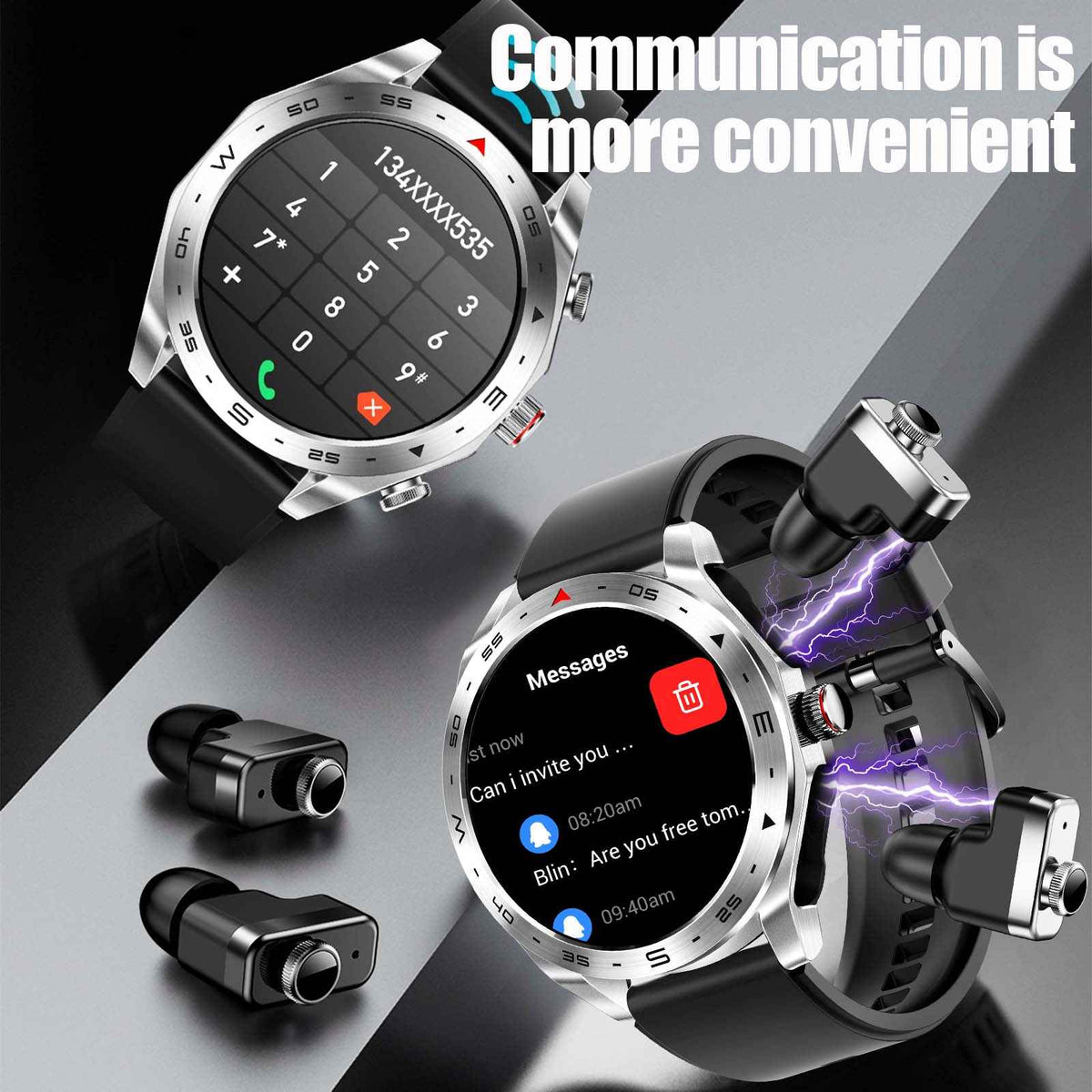 Haino Teko ST-5 Watch Buds – Stylish and Versatile Wireless Audio Solution