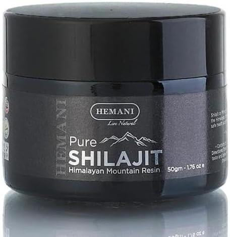 Pure Shilajit – Himalayan Mountain Resin | Energy, Stamina & Anti-Aging Natural Supplement (50g)