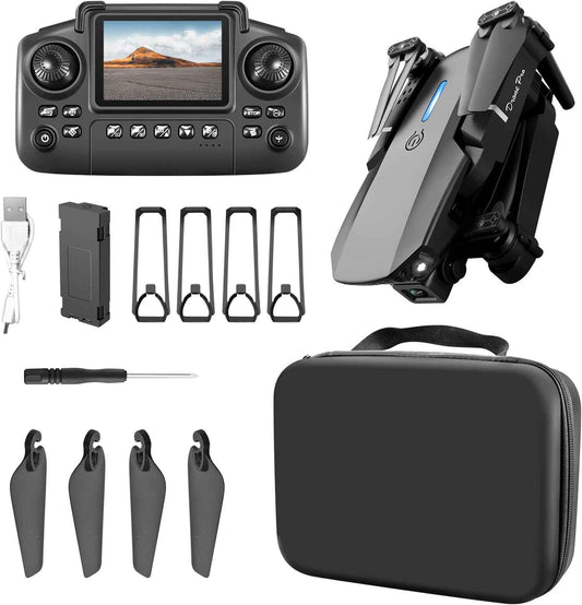 E88 Air Foldable RC Drone with Dual Camera | Remote Control || طائرة بدون طيار قابلة للطي E88 Air مزودة بكاميرا مزدوجة | جهاز تحكم عن بعد