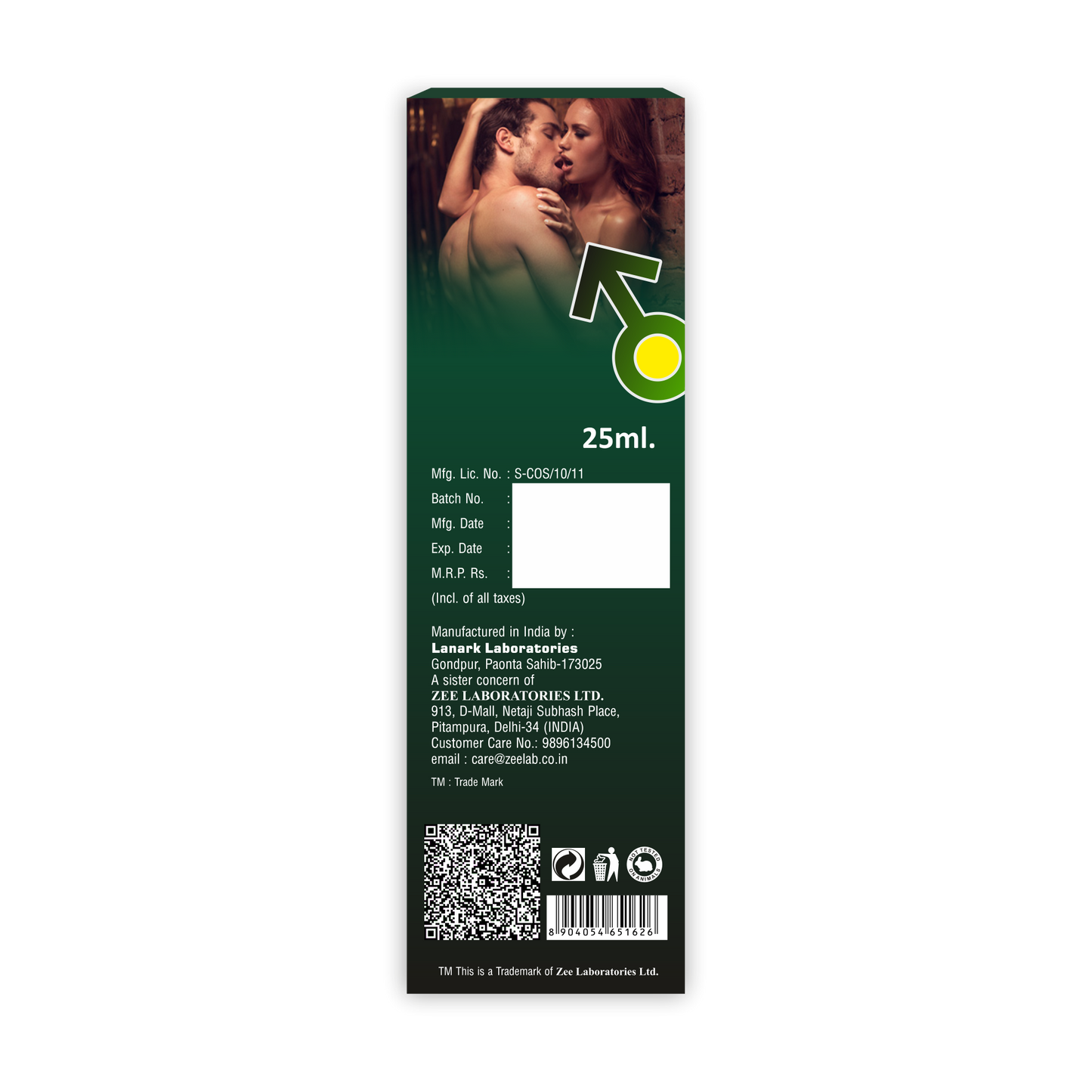 🌿 Da’ Zeagra Power Massage Oil – 25 ml