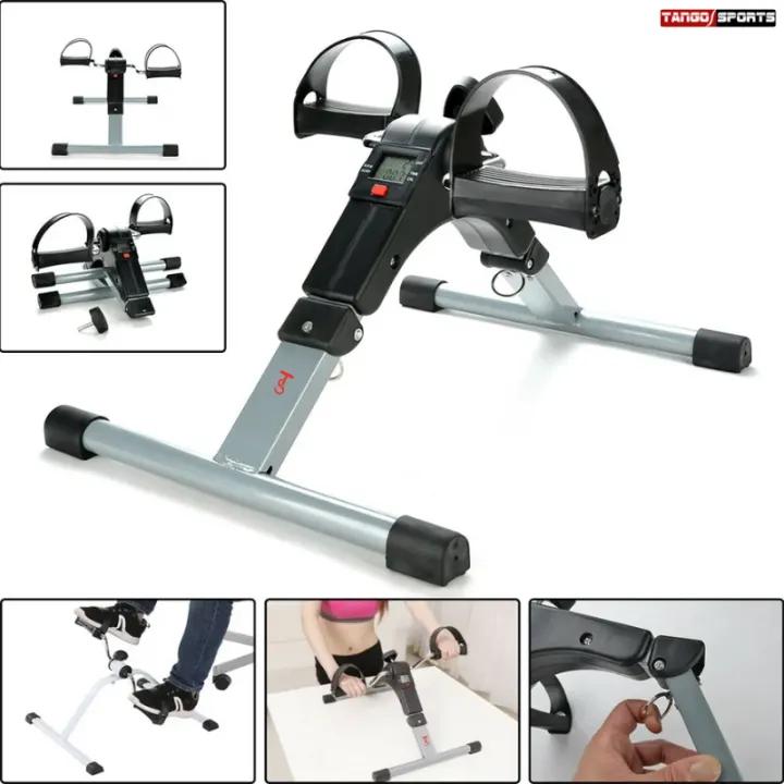 Mini Portable Exercise Pedal Home Exerciser Bike Best Arm Leg Peddler Machine Mini Spinning Bicycle Led Screen Display Sport Gym Equipment, Foldable