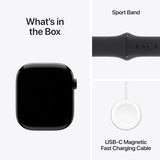 Apple Logo Watch Series 10 – GPS, 46mm, Jet Black, Sport Band