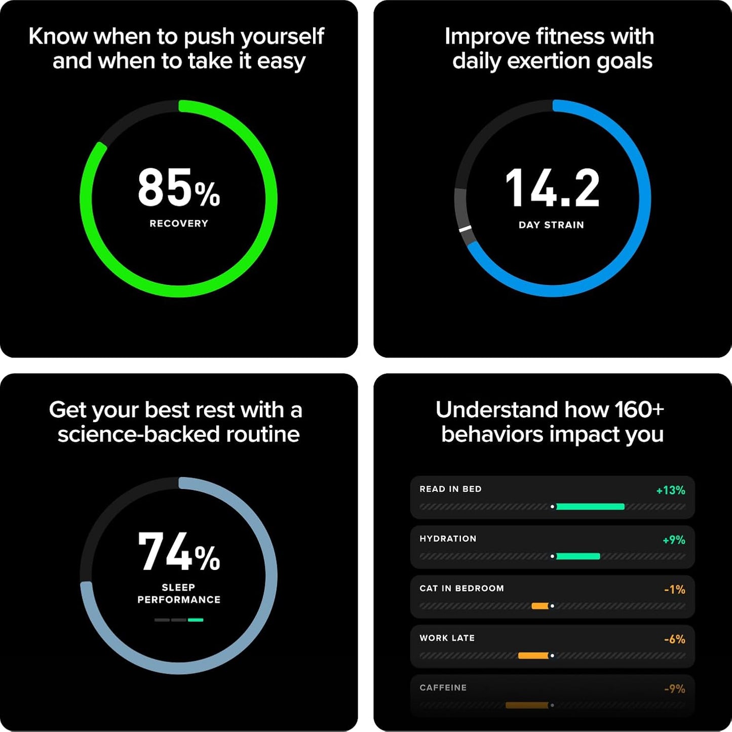 Whoop Bracelet , Health and fitness tracker Master Version Copy| ساعة ووب، جهاز تتبع الصحة واللياقة البدنية