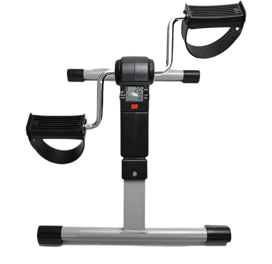 Mini Portable Exercise Pedal Home Exerciser Bike Best Arm Leg Peddler Machine Mini Spinning Bicycle Led Screen Display Sport Gym Equipment, Foldable