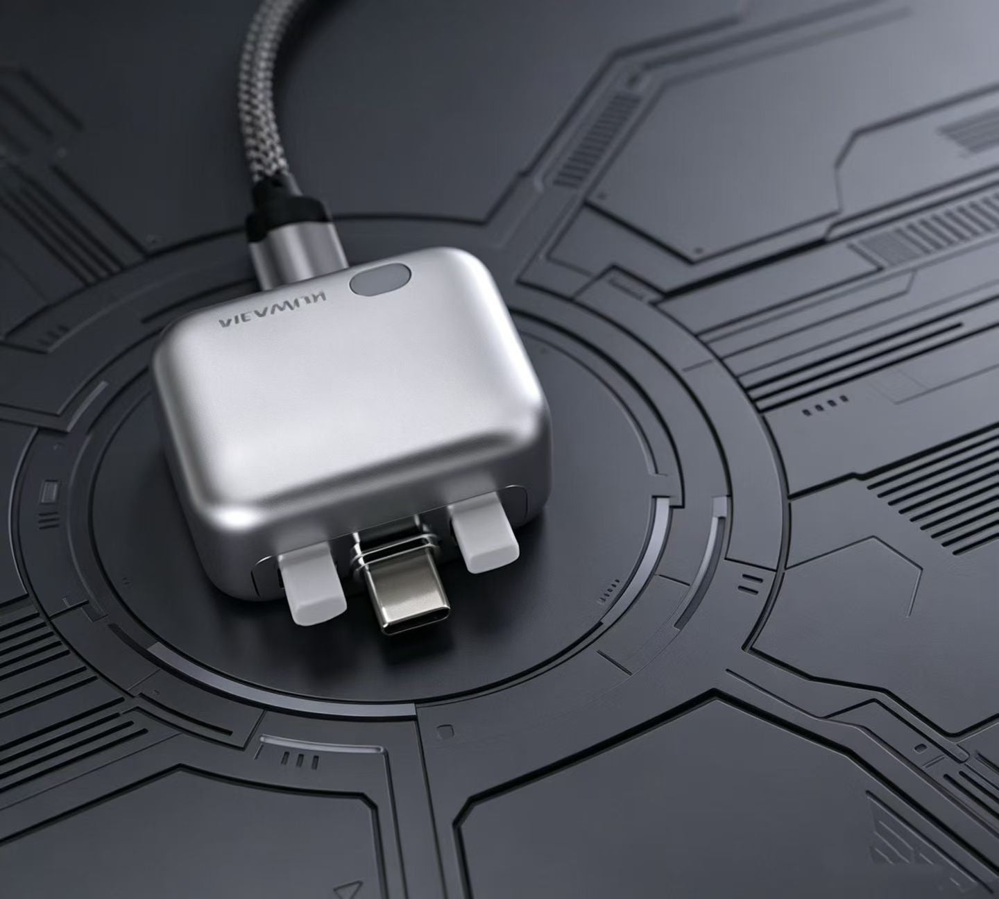 Kuwajia Smart Auto Stop Charging Adapter Type-C Up To 140W Overcharge Protection for Smartphones