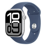 Apple Logo Watch Series 10 – GPS, 46mm, Jet Black, Sport Band