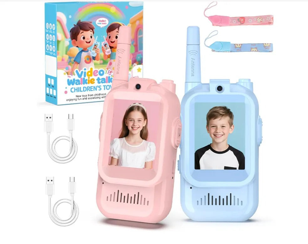 Kids Video Walkie Talkies With HD Camera | أجهزة اتصال فيديو للأطفال مزودة بكاميرا عالية الدقة