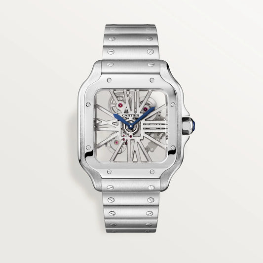 Santos de Cartier Skeleton Watch - Timeless Elegance and Precision